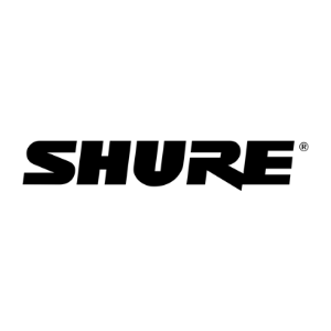 Shure logo — Trybus Solutions technology partner